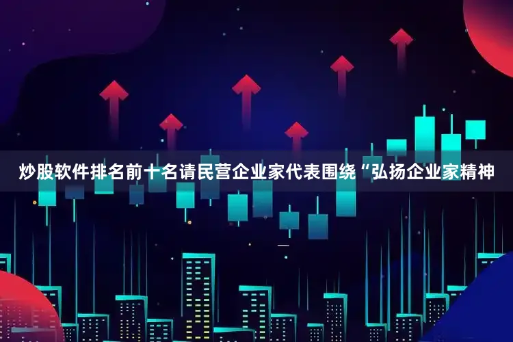 炒股软件排名前十名请民营企业家代表围绕“弘扬企业家精神