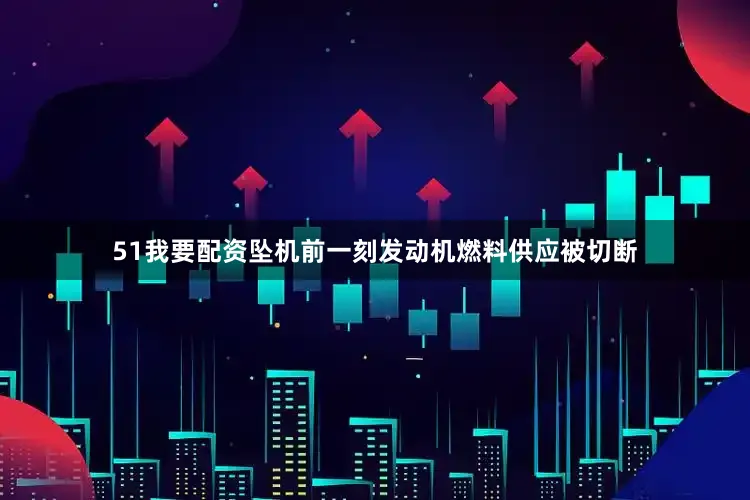 51我要配资坠机前一刻发动机燃料供应被切断
