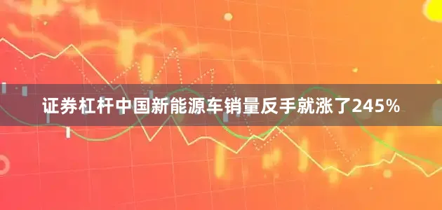 证券杠杆中国新能源车销量反手就涨了245%